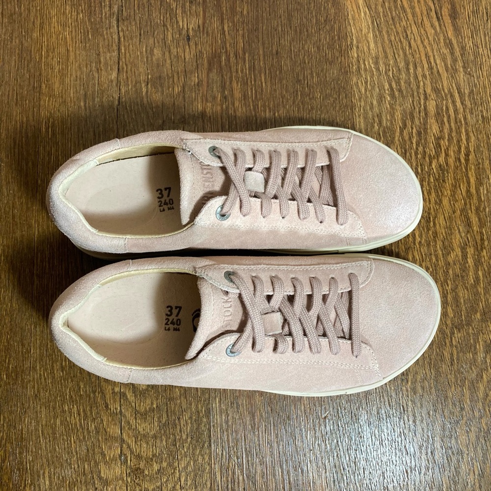 New Birkenstock Bend Low Top Lace Up Women’s Size EU 37 US 6 Lt Rose - Picture 5 of 8